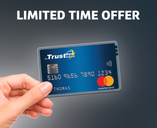 credit card hand holding